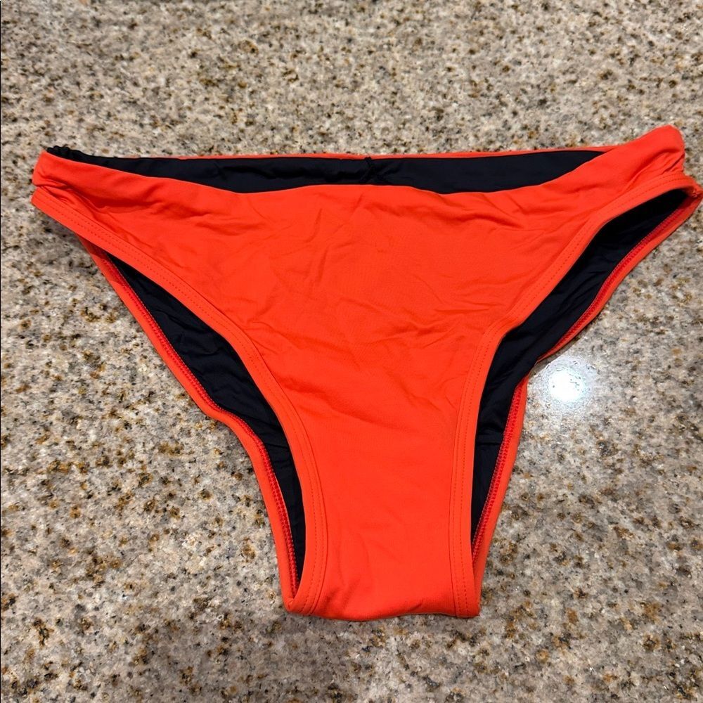 Beautikini Period Swimwear Two Piece Bikini Swimsuit Tangerine Orange S NWT - Picture 7 of 11